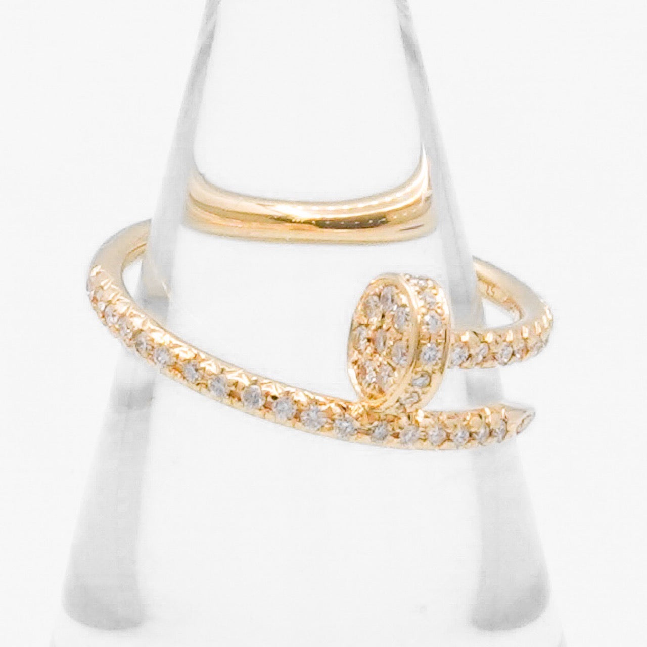 Juste un clou ring size 13 SM YG diamond