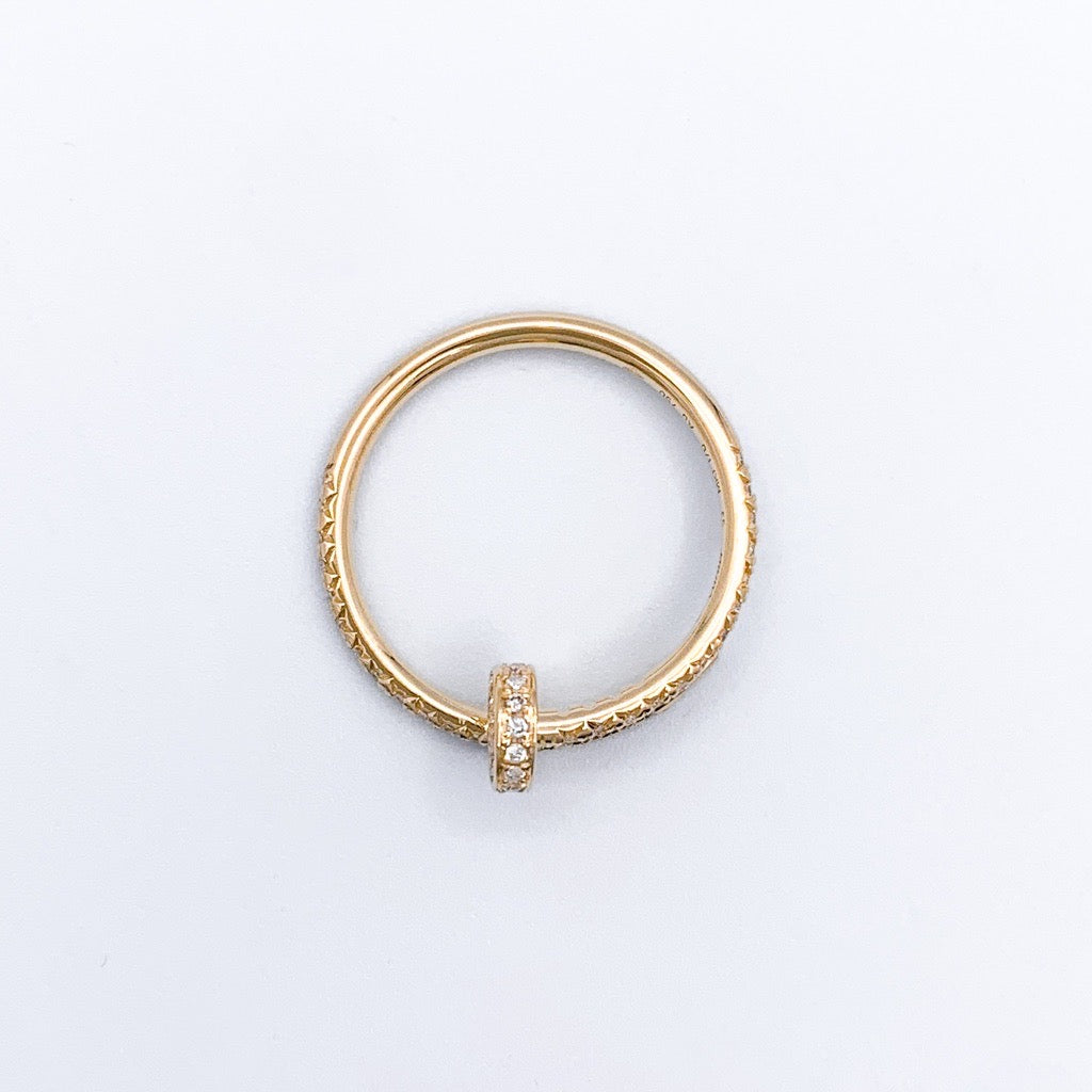 Juste un clou ring size 13 SM YG diamond