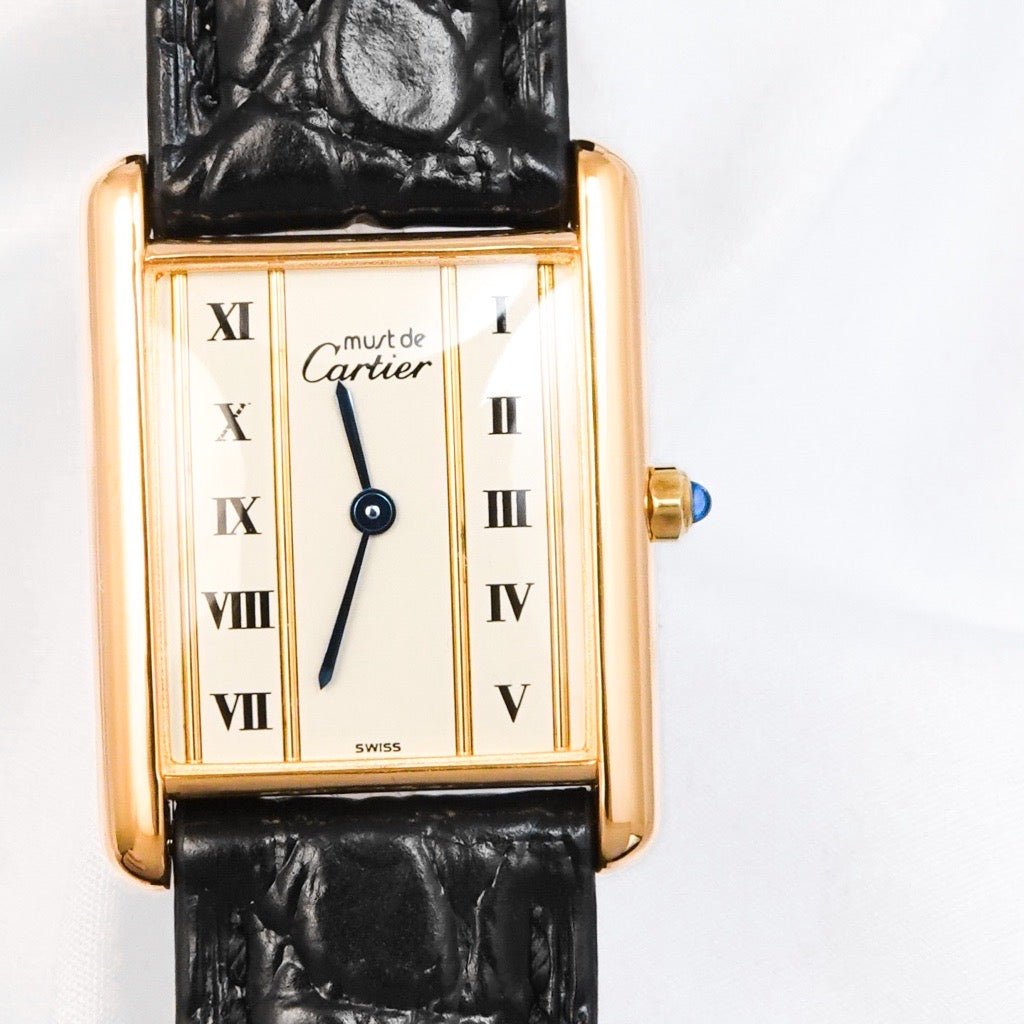 マストタンク 縦ローマン文字盤 LM ゴールド