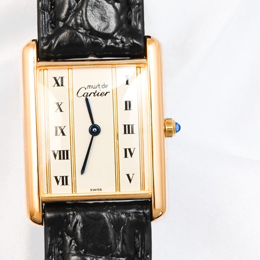 マストタンク 縦ローマン文字盤 LM ゴールド