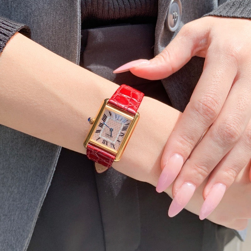 マストタンク MM Xmas限定モデル ピンクアクアリーノ文字盤 ゴールド