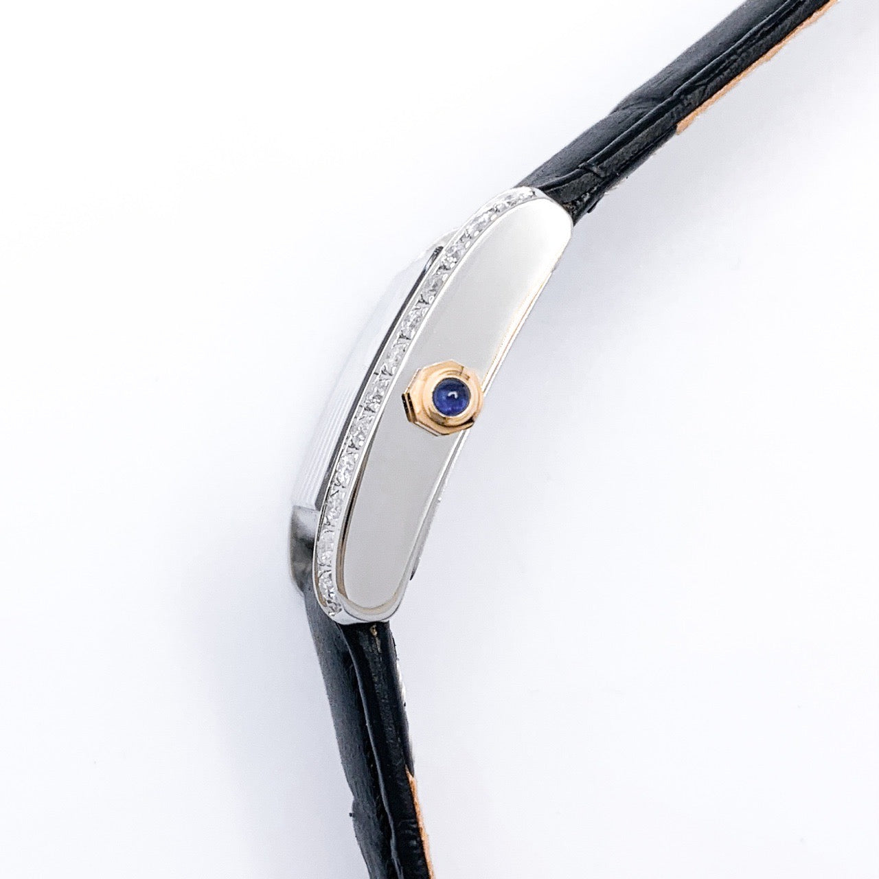 Tank Francaise SM combination diamond leather 