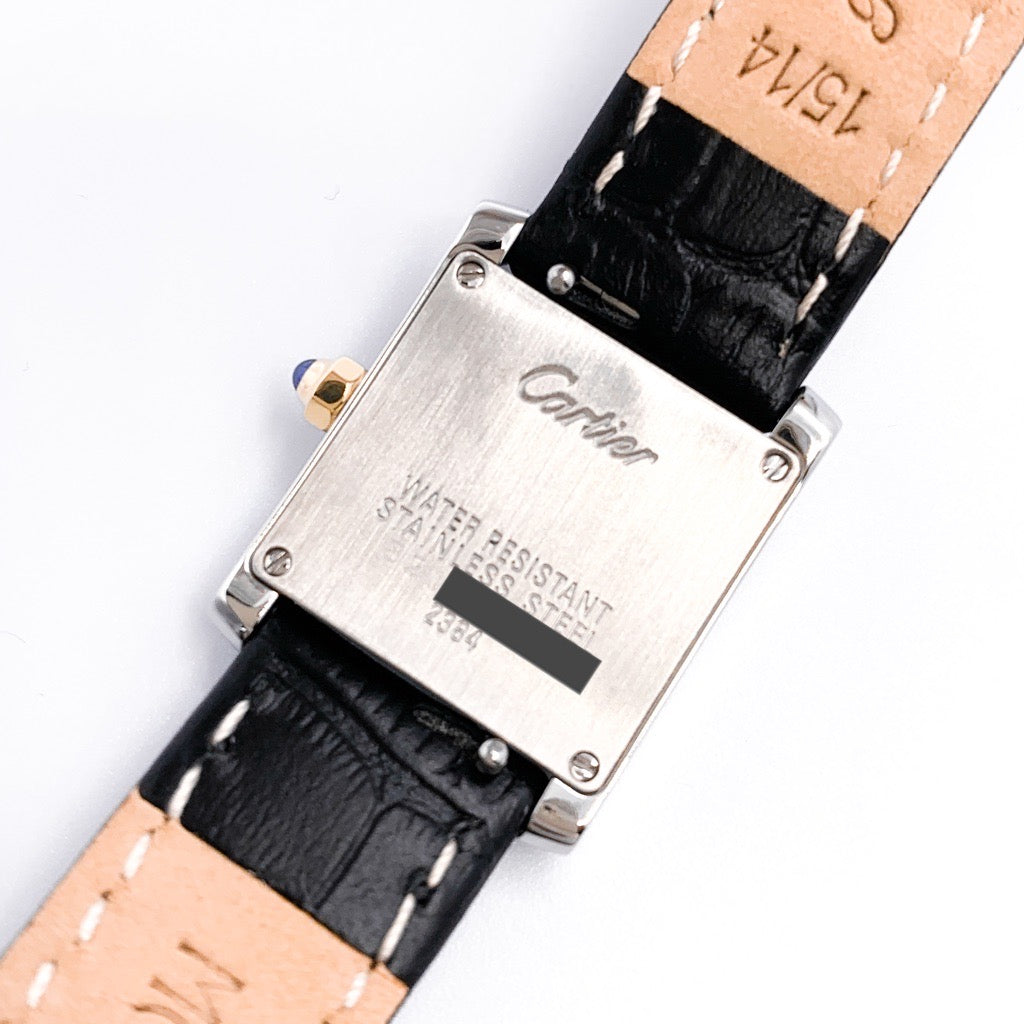 Tank Francaise SM combination diamond leather 