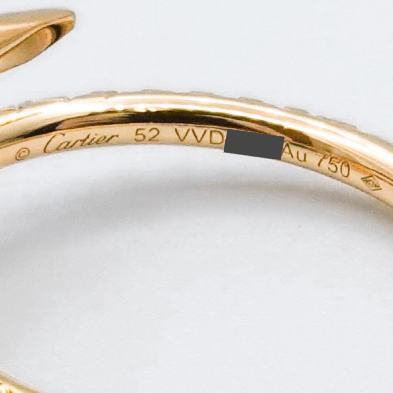 Juste un clou ring size 12 SM YG diamond