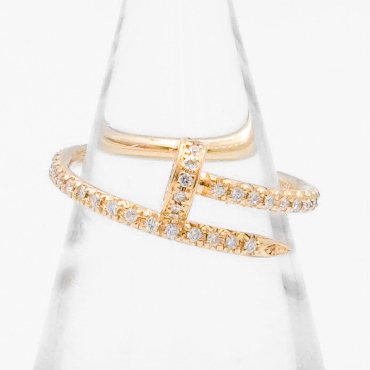 Juste un clou ring size 12 SM YG diamond