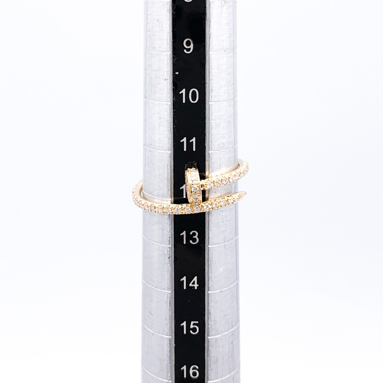Juste un clou ring size 12 SM YG diamond