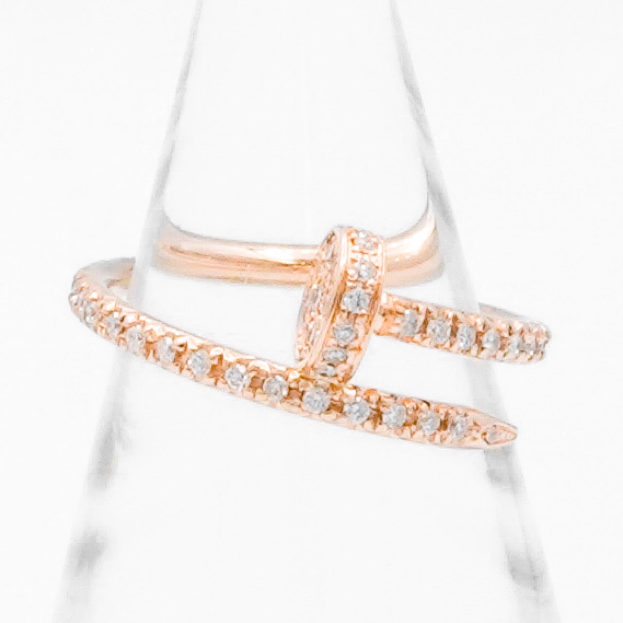 Juste un clou ring size 9 SM PG diamond 