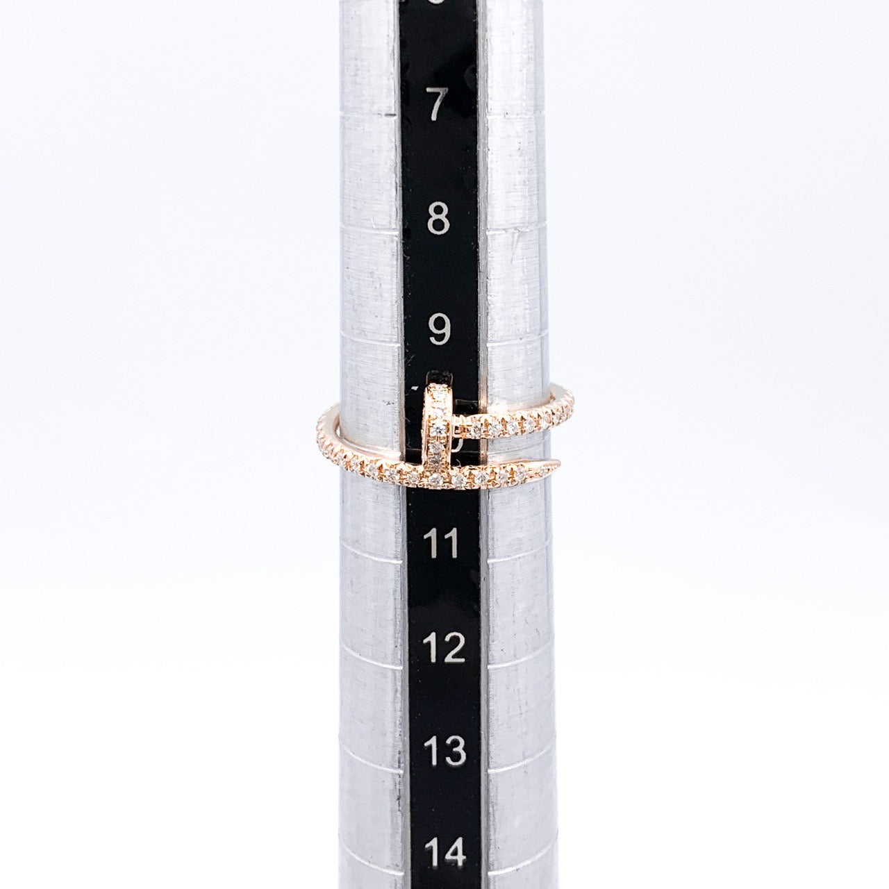 Juste un clou ring size 9 SM PG diamond 