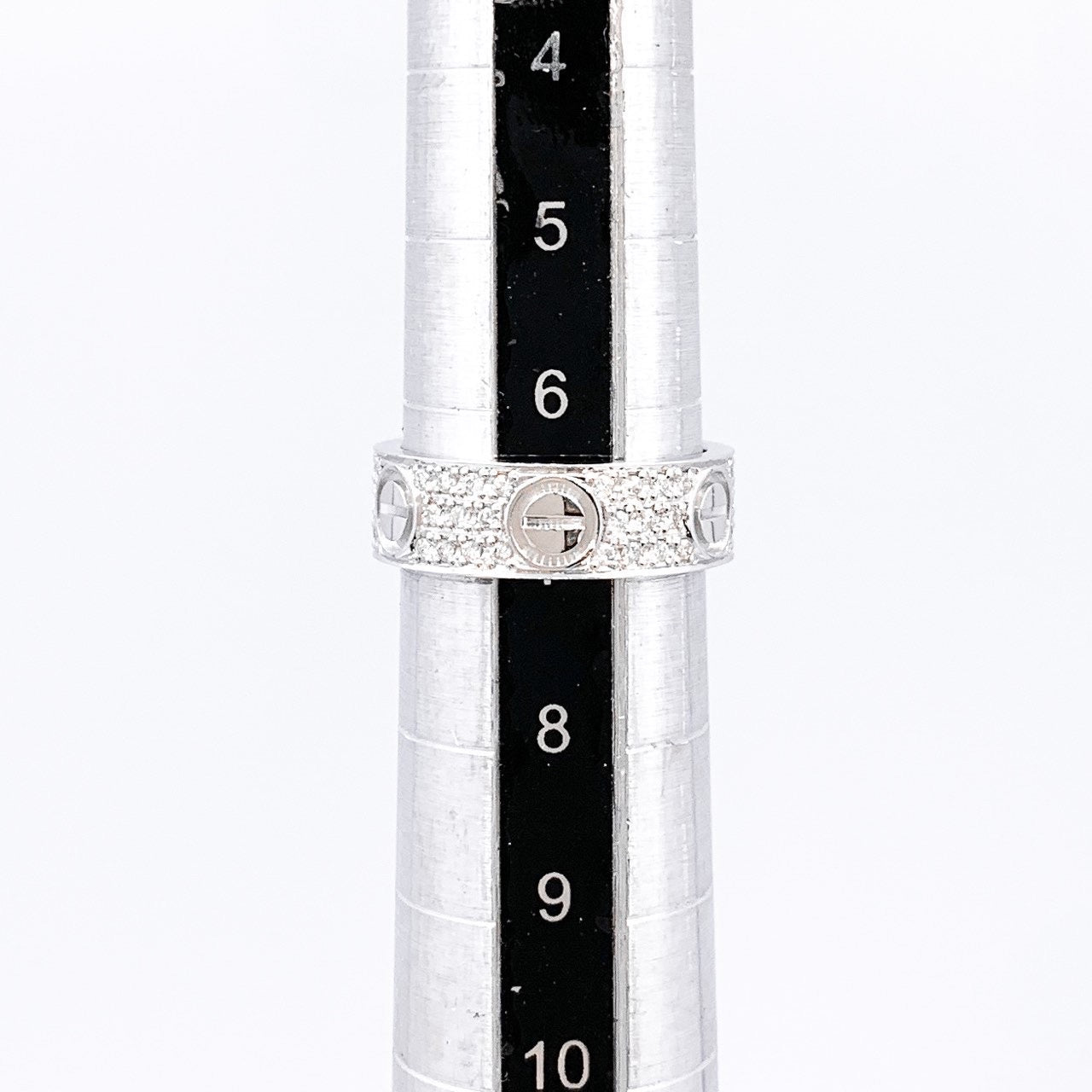 Love Ring Size 7 Pt Diamond 