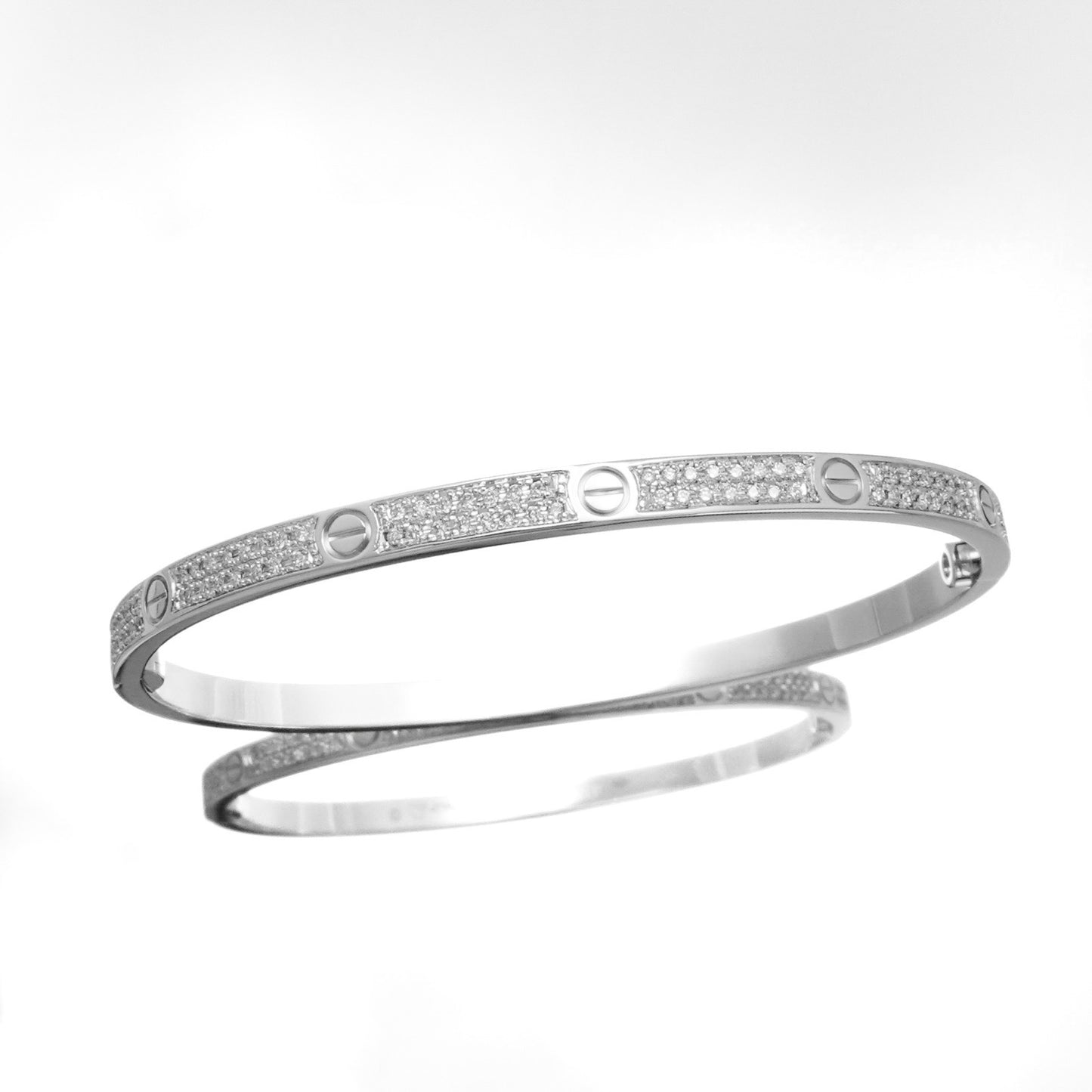 Love Bracelet #17 SM WG Diamond
