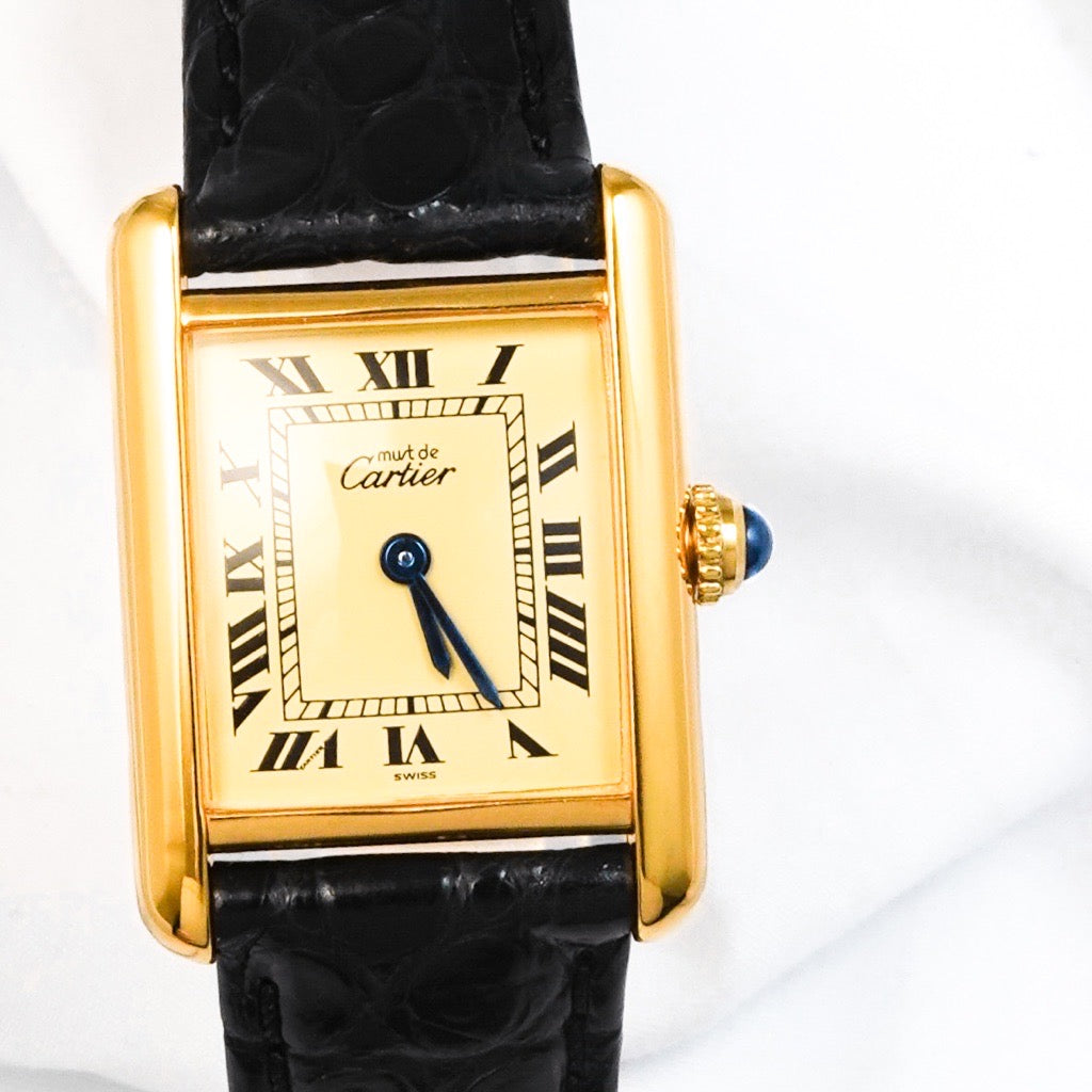 マストタンク SM ベージュローマン文字盤 ゴールド