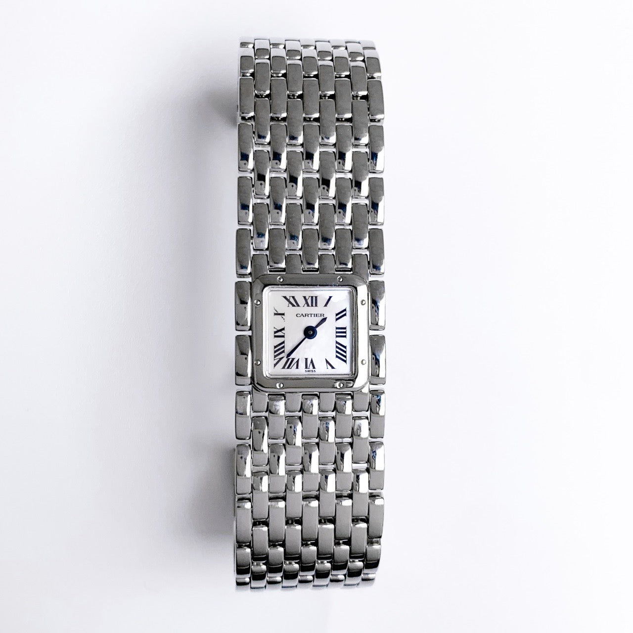 Panther Ruban SS Shell Roman Dial 