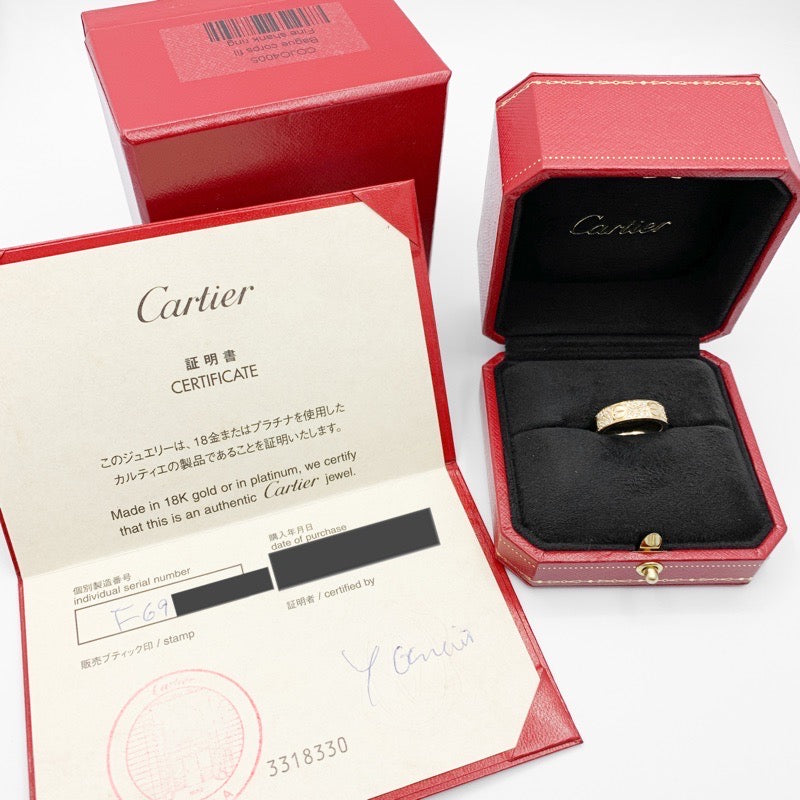 Love Ring Size 9 YG Diamond 