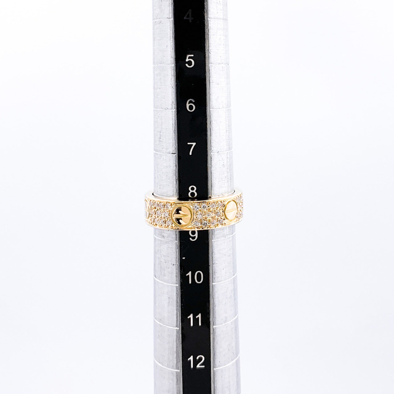 Love Ring Size 9 YG Diamond 