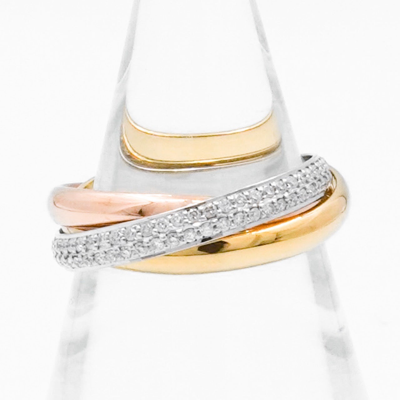 Trinity ring size 9 SM diamond