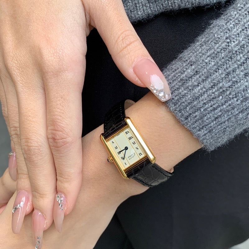 マストタンク 縦ローマン文字盤 SM ゴールド