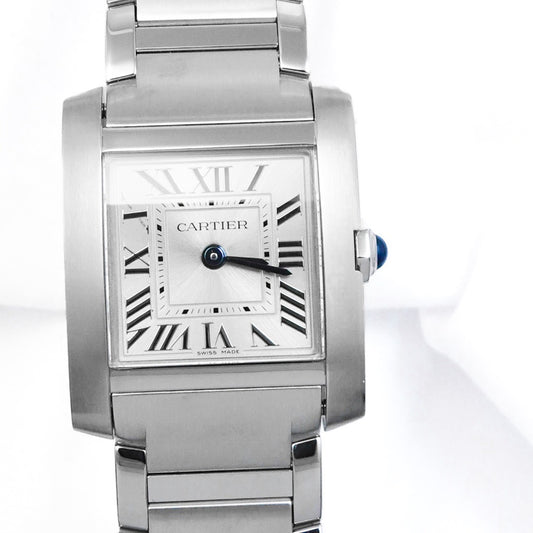 タンクフランセーズ 現行 SM SS シルバー文字盤