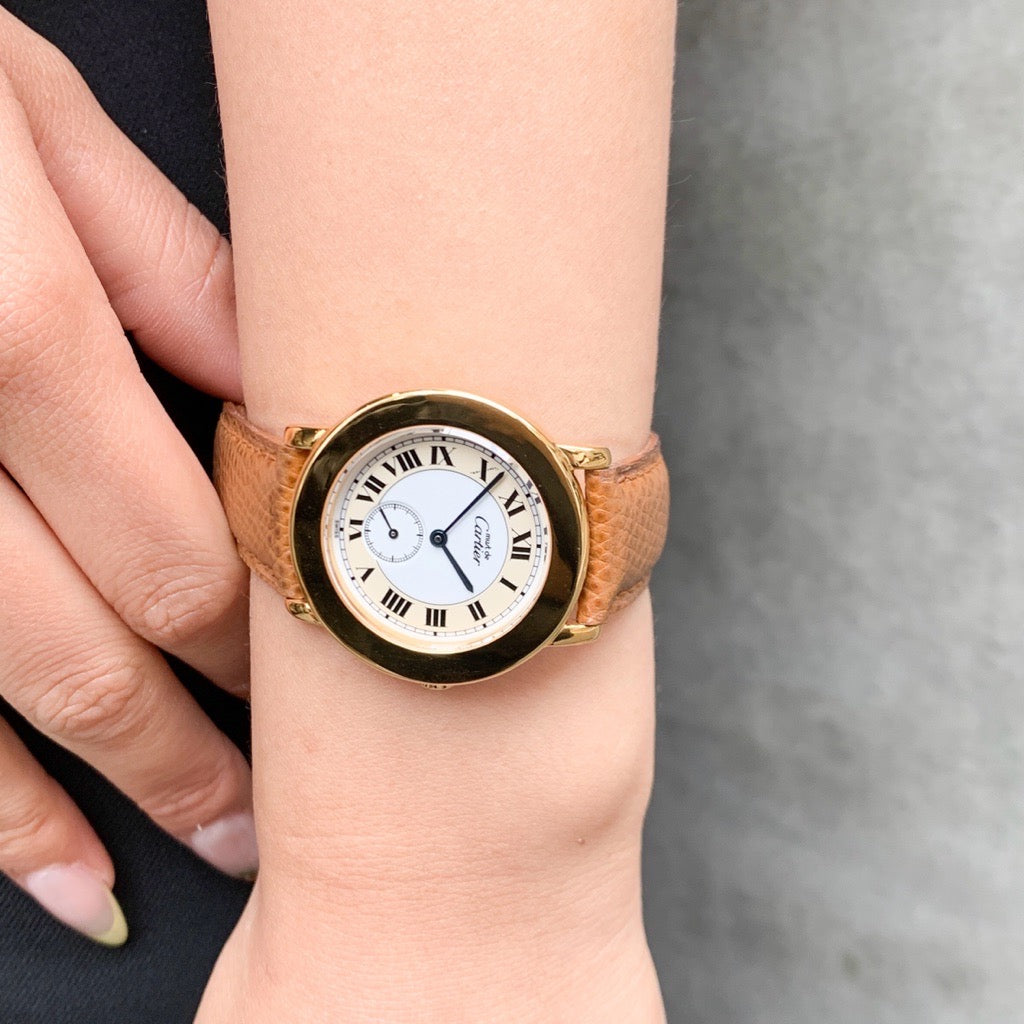 Mastrondo Small Second Gold Leather 