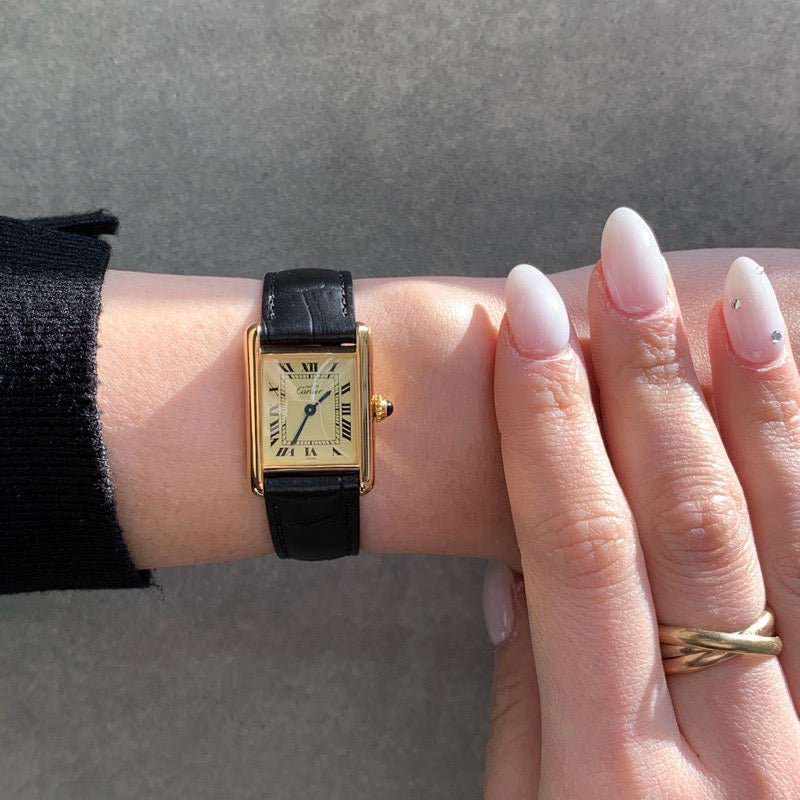 マストタンク SM ベージュローマン文字盤 ゴールド