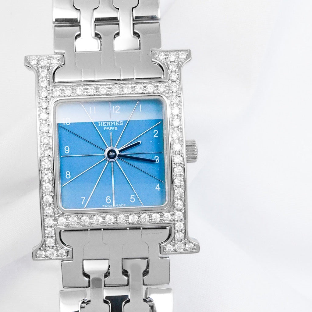 Hウォッチ SS ブルージーン文字盤 シルバー ダイヤ