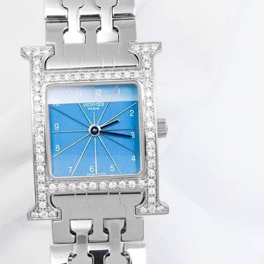 Hウォッチ SS ブルージーン文字盤 シルバー ダイヤ