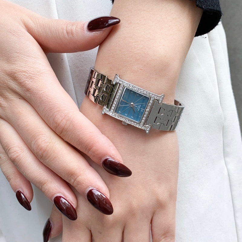 Hウォッチ SS ブルージーン文字盤 シルバー ダイヤ