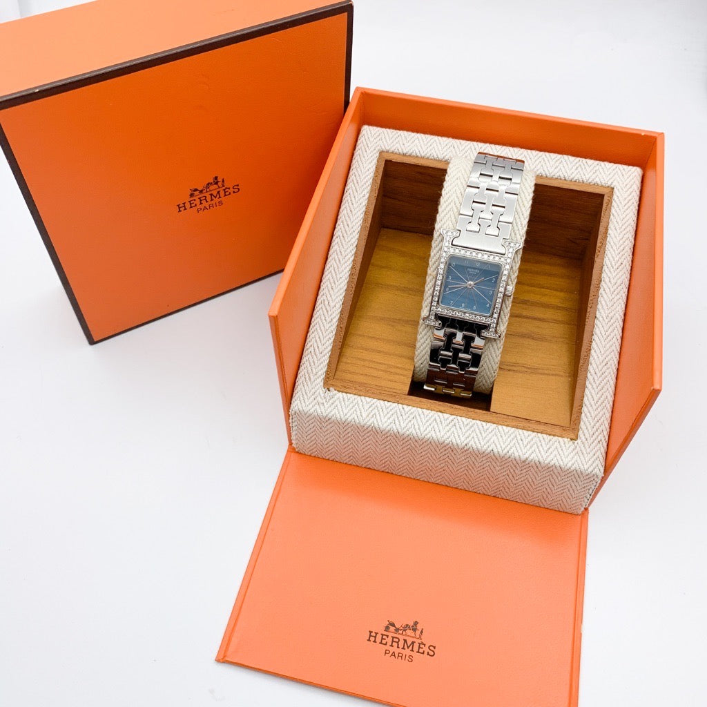 Hウォッチ SS ブルージーン文字盤 シルバー ダイヤ