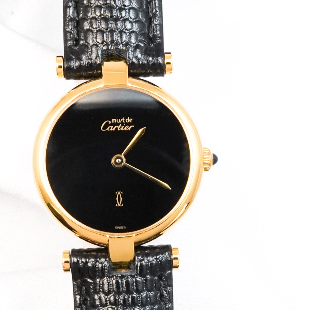 ヴァンドーム SM 黒文字盤 ゴールド