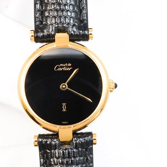 ヴァンドーム SM 黒文字盤 ゴールド