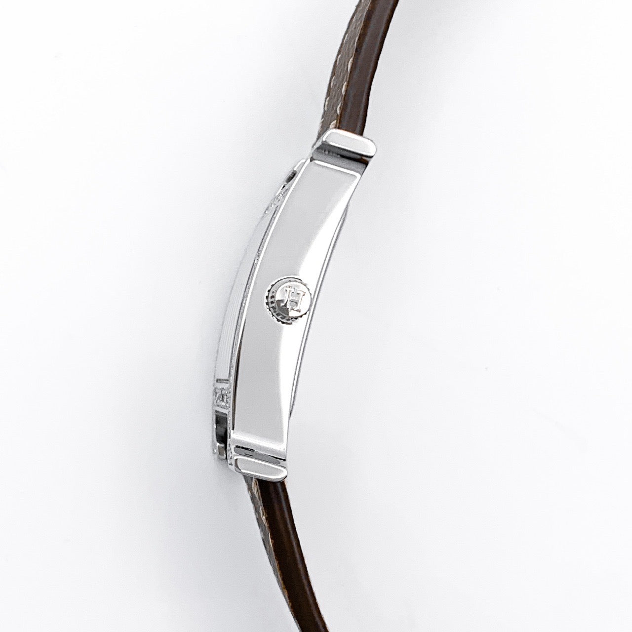 Hウォッチ 白文字盤 シルバー ダイヤ