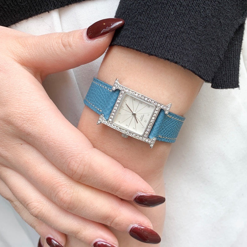 Hウォッチ ラムサス シルバー ダイヤ