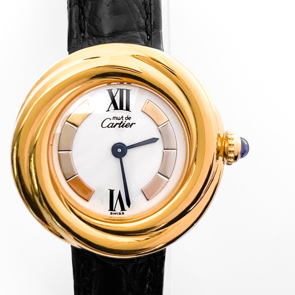 Trinity watch, SM, Trinity dial, gold