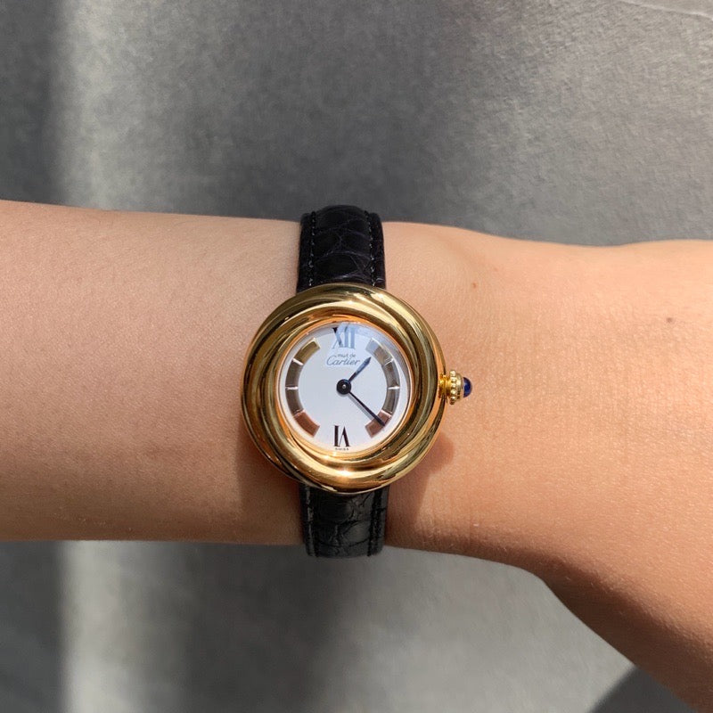 Trinity watch, SM, Trinity dial, gold