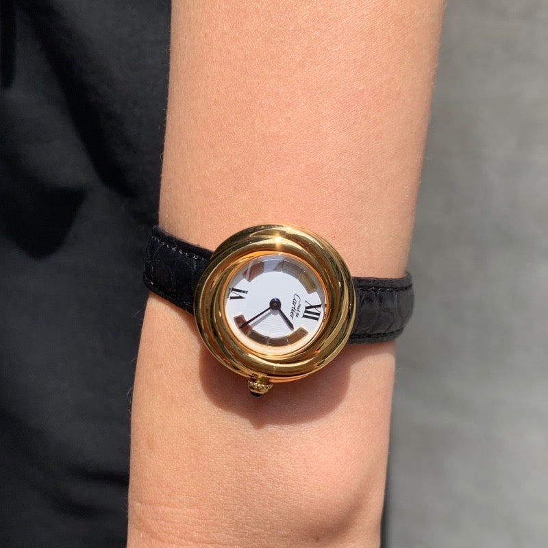 Trinity watch, SM, Trinity dial, gold