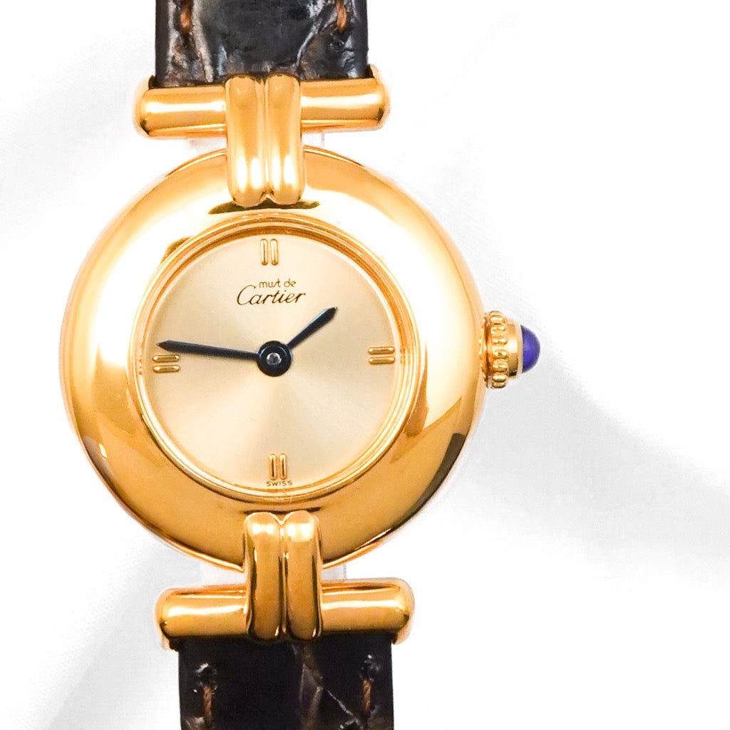 Must de Cartier 金色表盘 金色