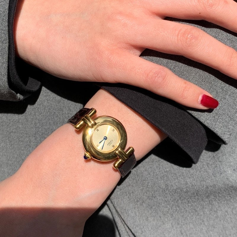 Must de Cartier 金色表盘 金色