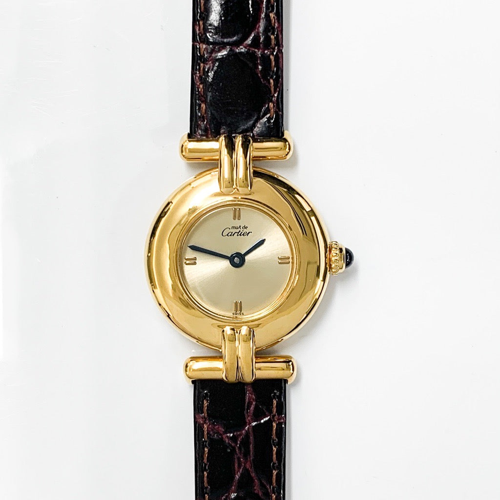 Must de Cartier 金色表盘 金色