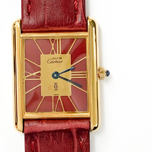 マストタンク LM レッドビックローマン文字盤 ゴールド