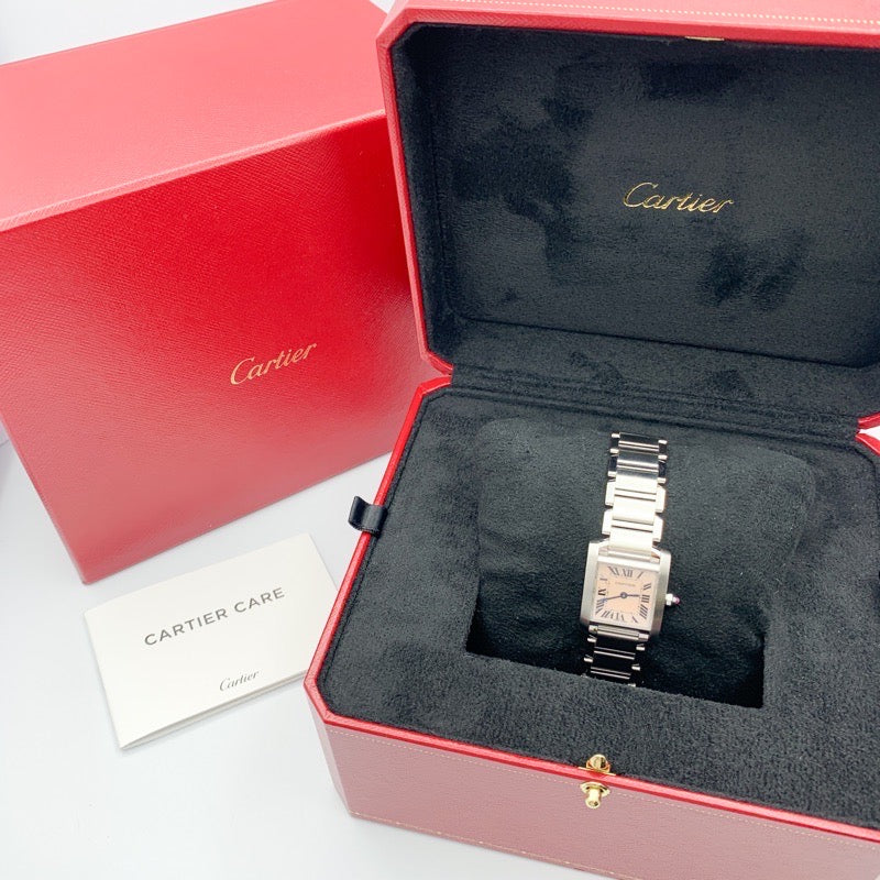 タンクフランセーズ SM SS ピンクシェル文字盤