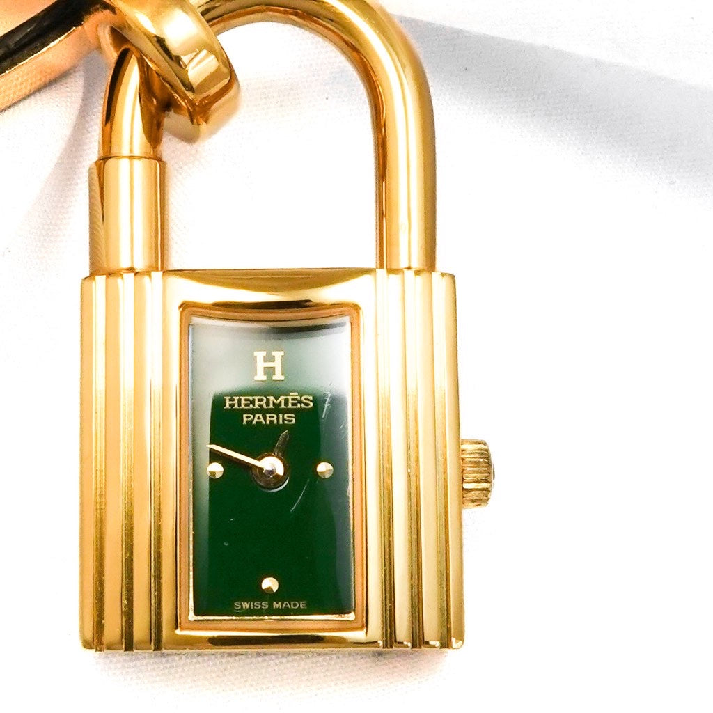 Kelly Watch, green dial, gold