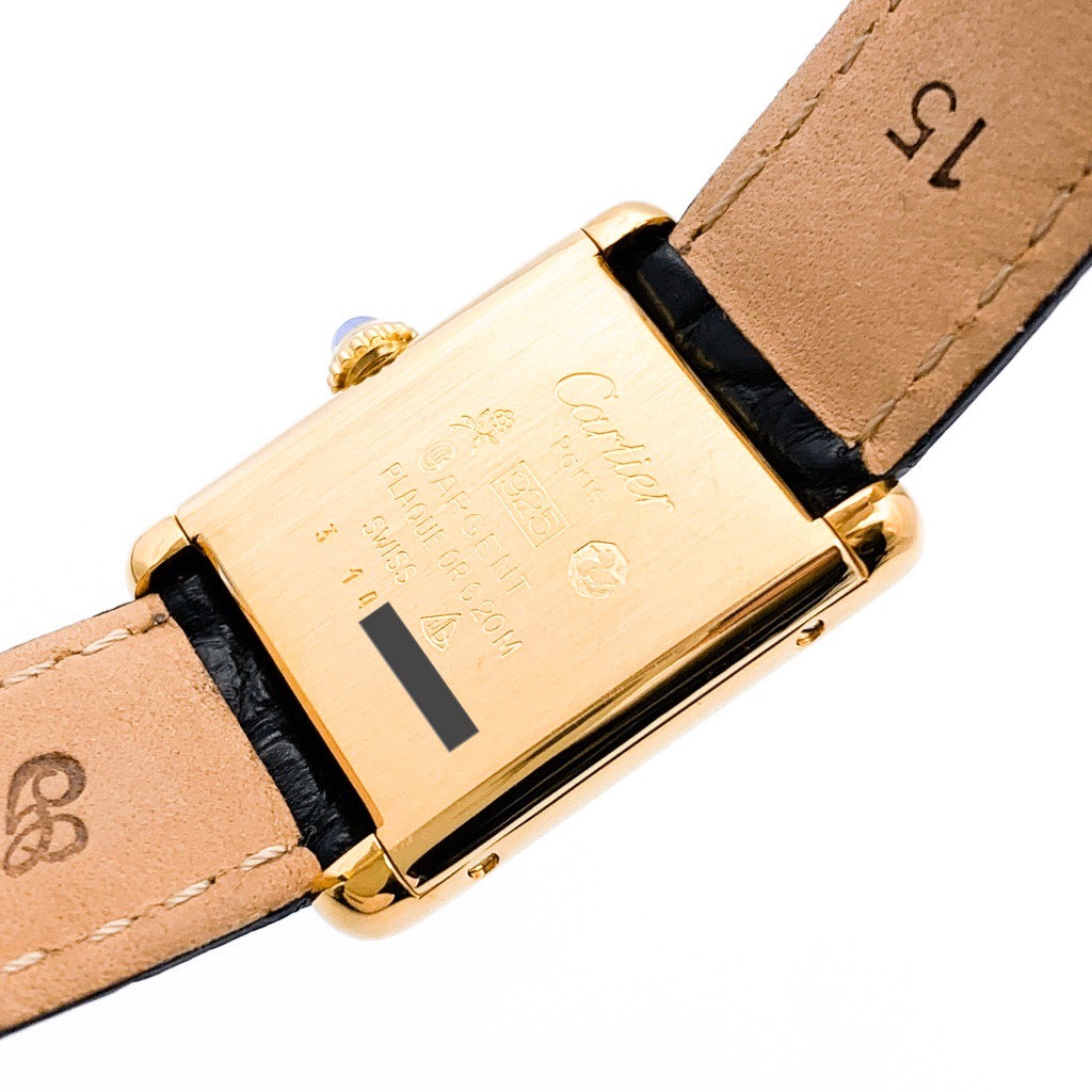 マストタンク SM 手巻き ベージュローマン文字盤 ゴールド