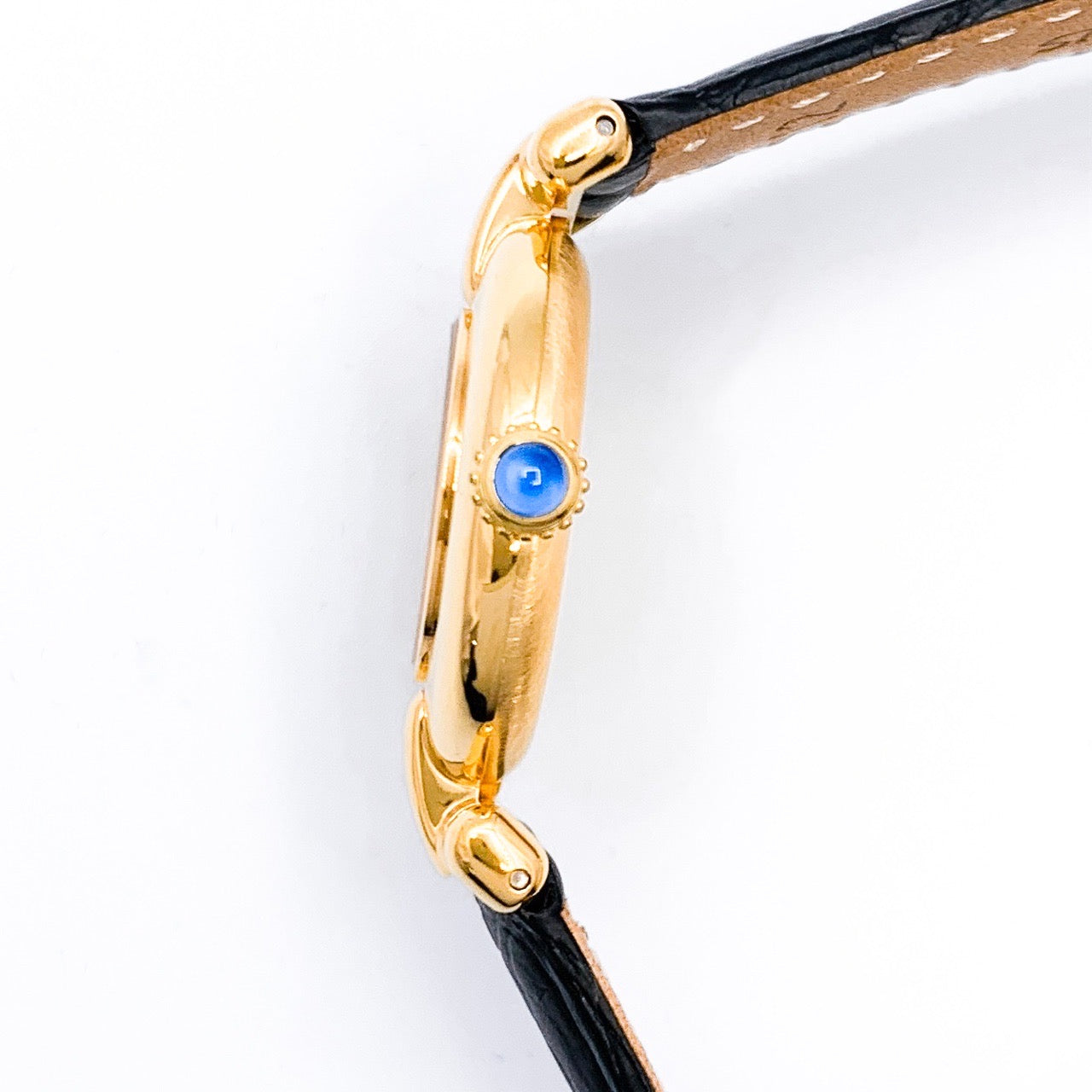 Must de Cartier 灰色罗马数字表盘 金色