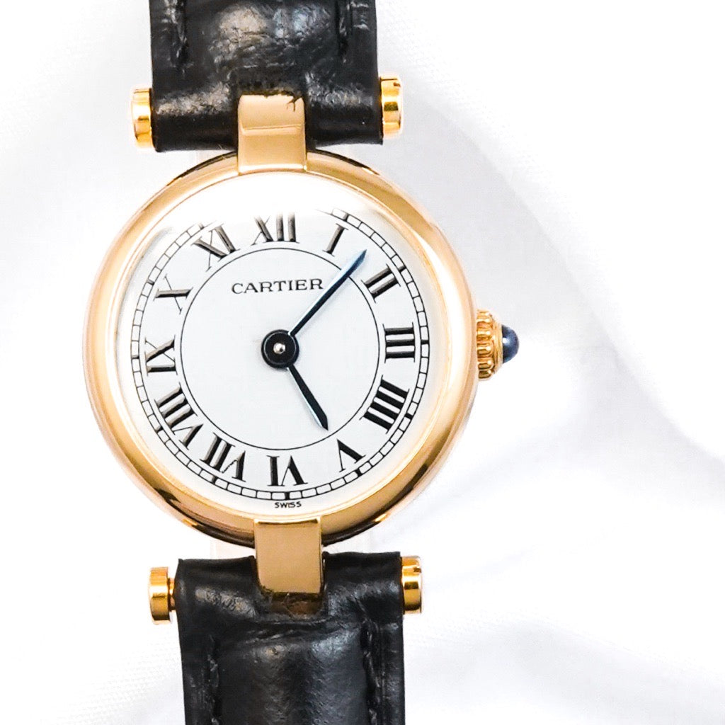 ヴァンドーム ミニ K18YG レザー