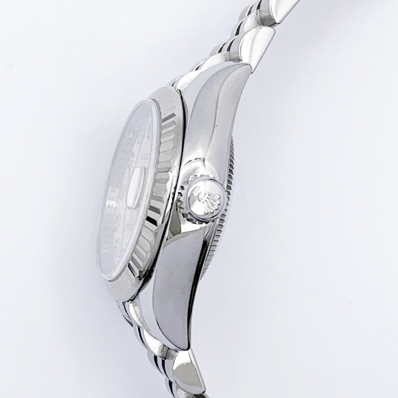 デイトジャスト 10P 新ダイヤ 彫りコンピューター文字盤 シルバー 179174