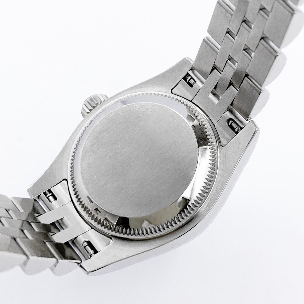 デイトジャスト 10P 新ダイヤ 彫りコンピューター文字盤 シルバー 179174