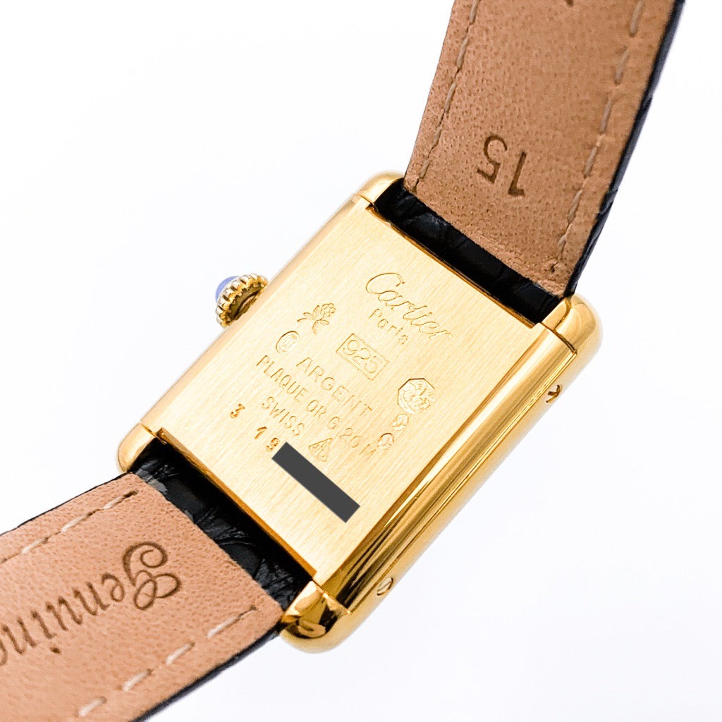 マストタンク SM 手巻き ベージュローマン文字盤 ゴールド