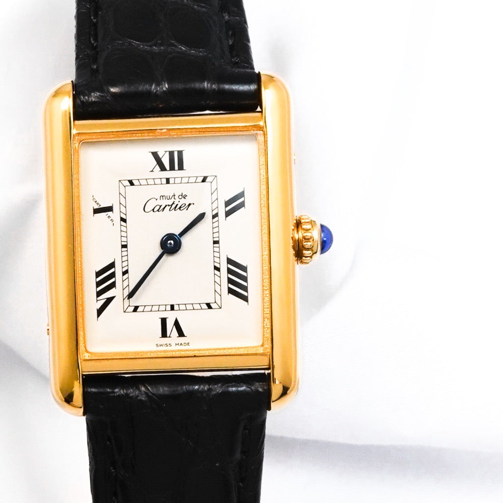 マストタンク MM 飛びホワイトローマン文字盤 ゴールド