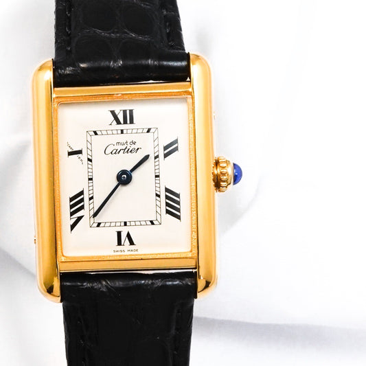 マストタンク MM 飛びホワイトローマン文字盤 ゴールド