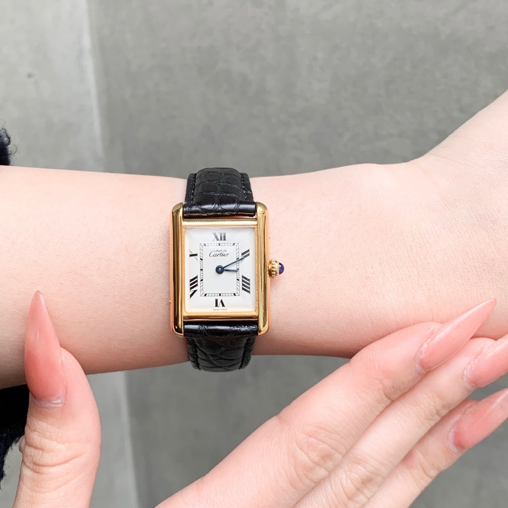 マストタンク MM 飛びホワイトローマン文字盤 ゴールド