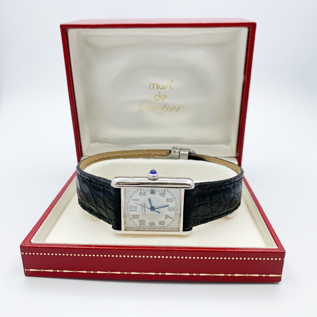 マストタンク XL デイト 3針 ホワイトアラビア文字盤 シルバー